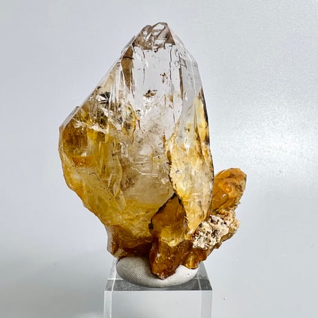 【ガネッシュヒマール産】リモナイトイン天然ヒマラヤ水晶/Ganesh Himal Limonite in Himalayan Quartz