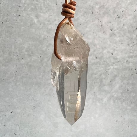 【ガネッシュヒマール産】天然ヒマラヤ水晶ペンダント②/GaneshHimal Natural Himalayan Quartz Pendant