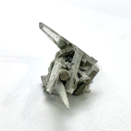 【ガネッシュヒマール産】クローライトイン天然ヒマラヤ水晶"ベイビー"クラスター/Ganesh Himal Chlorite in Himalayan Quartz "Baby"Cluster