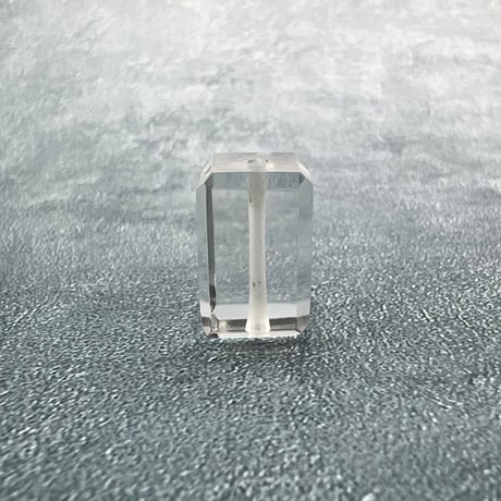 【ガネッシュヒマール産】天然ヒマラヤ水晶"手磨き加工"スクエアビーズ⑤/Ganesh Himal  Himalayan Quartz Square Beads