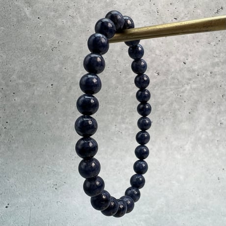 【天然サファイア】ブレスレット(6.8mm/15cm)②/Sapphire Bracelet