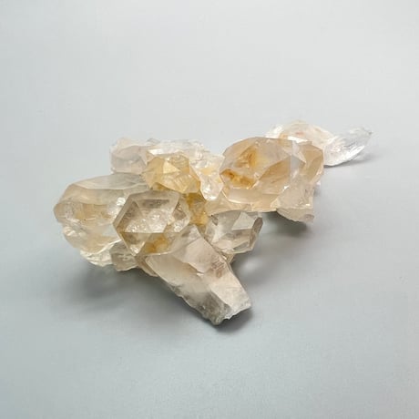 ハイクオリティ【ガネッシュヒマール産】リモナイトイン天然ヒマラヤ水晶クラスター/Ganesh Himal Limonite in Himalayan Quartz