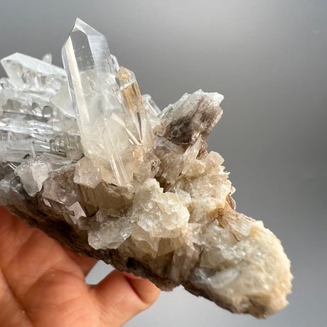 【マカルー産】天然ヒマラヤ水晶クラスター/Makalu  Himalayan Quartz Cluster