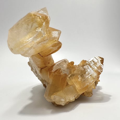 【ガネッシュヒマール産】リモナイトイン天然ヒマラヤ水晶 クラスター⑩/Ganesh Himal Limonite in Himalayan Quartz Cluster