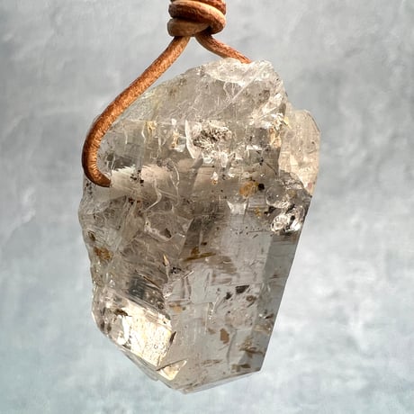 【ガネッシュヒマール産】天然ヒマラヤ水晶ペンダント④/GaneshHimal Natural Himalayan Quartz Pendant
