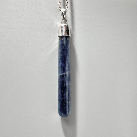 ネパール産ヒマラヤカイヤナイト "手磨き加工"ペンダントトップ 4️⃣ NEPAL Himalayan Kyanite Pendant Top