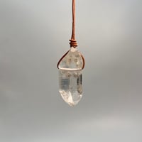 【ガネッシュヒマール産】天然ヒマラヤ水晶ペンダントトップ⑭/Ganesh Himal Natural Pendant Top