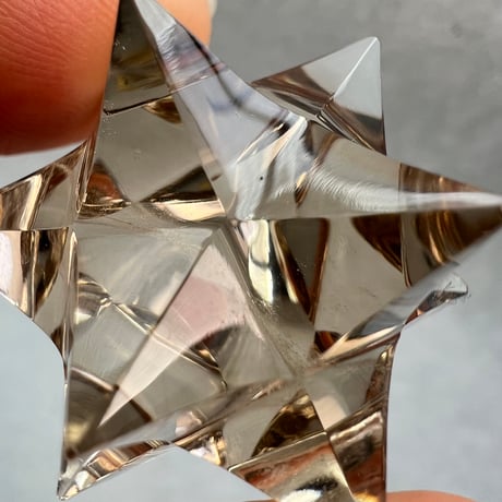 【ガウリシャンカール産】天然ヒマラヤスモーキークォーツ アステロイド①/Gaurishankar HimalayanSmoky Quartz "Asteroid"Super Markaba Star