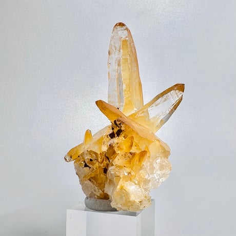 【ガネッシュヒマール産】リモナイトイン天然ヒマラヤ水晶/Ganesh Himal Limonite in Himalayan Quartz