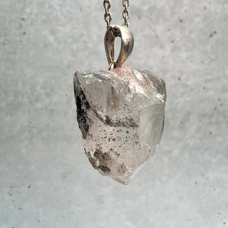 【カイラス産】天然ヒマラヤ水晶バチカン付きペンダントトップ④/Kailash Himalayan Quartz Pendant Top
