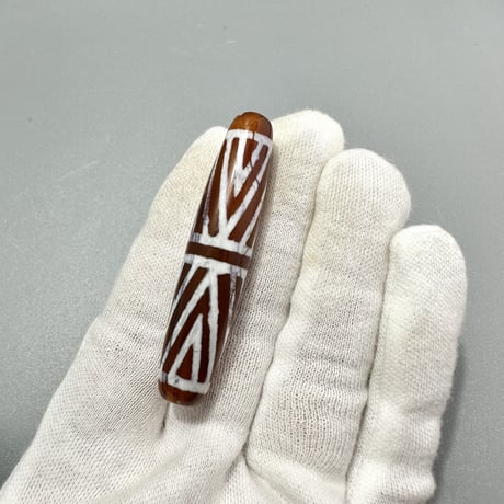 天珠 （めのう）/ カーネリアン ⑦ Dzi Beads Carnelian