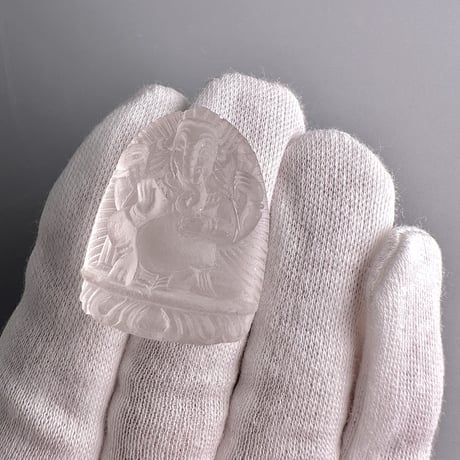【ガネッシュヒマール産】天然ヒマラヤ水晶 "ガネーシャ様"仏像/Ganesh himal  Himalayan Quartz   "Ganesha"