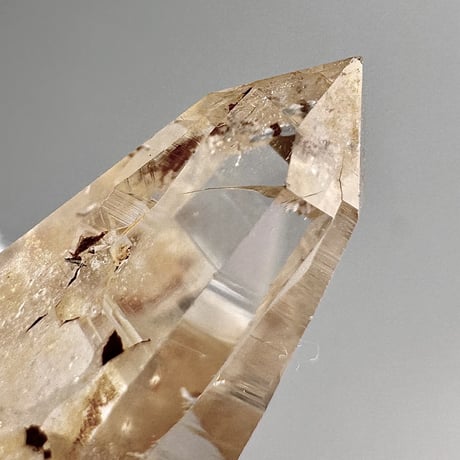 【ガネッシュヒマール産】リモナイトイン天然ヒマラヤ水晶 ④/Ganesh Himal Limonite in Himalayan Quartz