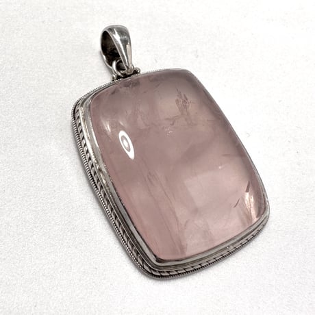 マダガスカル産ローズクォーツペンダントトップ6️⃣ (シルバー925)/Rosequartz Pendant Top