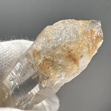 【ガネッシュヒマール産】リモナイトイン天然ヒマラヤ水晶ペンダントトップ/GaneshHimal Limonite in Natural Pendant Top