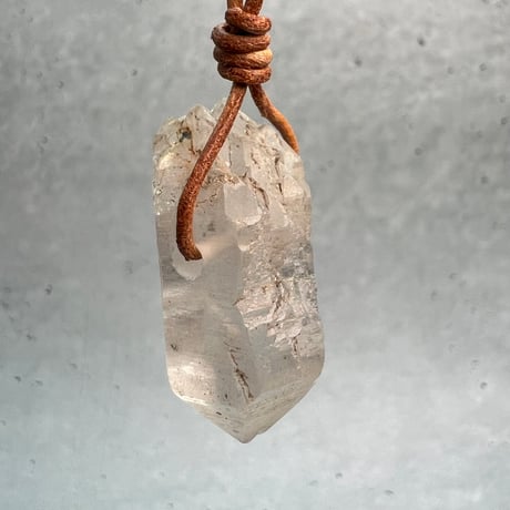 【カイラス産】天然ヒマラヤ水晶ペンダントトップ⑤/Kailash Himalayan Quartz Pendant Top