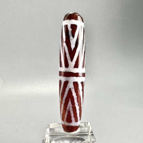 天珠 （めのう）/ カーネリアン ④ Dzi Beads Carnelian