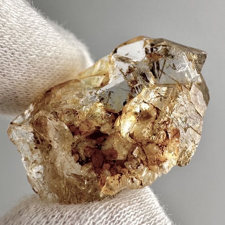 【ガネッシュヒマール産】リモナイト&バイオタイトイン天然ヒマラヤ水晶⑥/Ganesh Himal Limonite&Biotite in Himalayan Quartz