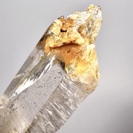 【ガネッシュヒマール産】リモナイトイン天然ヒマラヤ水晶 ⑧/Ganesh Himal Limonite in Himalayan Quartz