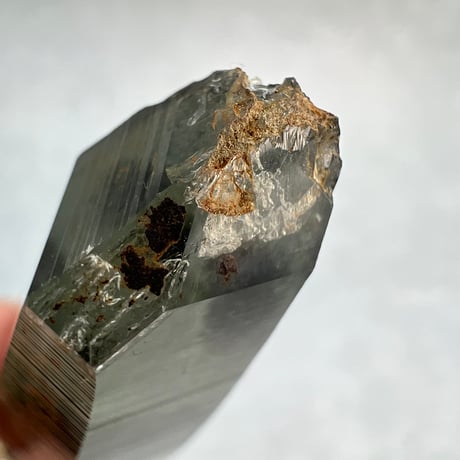 【ガネッシュヒマール産】クローライトイン天然ヒマラヤ水晶/Ganesh Himal Chlorite in Himalayan Quartz