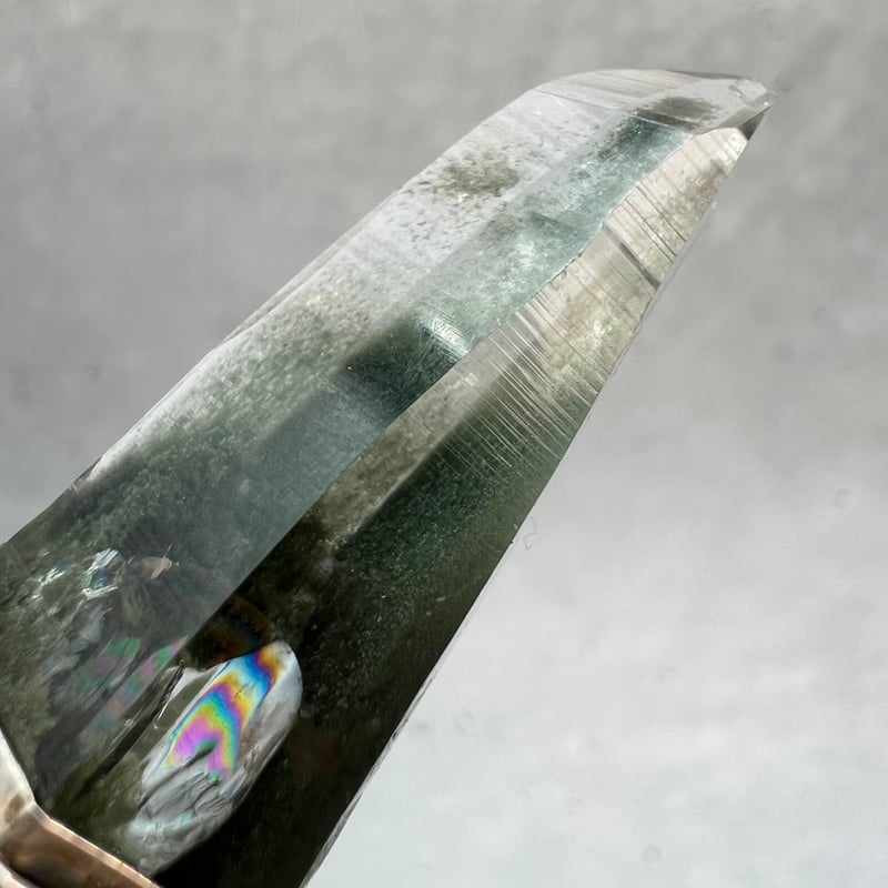 ガネーシュヒマール産 水晶 ペンダントトップ Silver925 クローライト ガネーシュヒマール産クローライト ヒマラヤ水晶 ネックレス