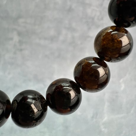 ネパール産🇳🇵ヒマラヤドラバイトトルマリン ブレスレット9mm内径16/Nepal Himalayan dravite tourmaline Bracelet