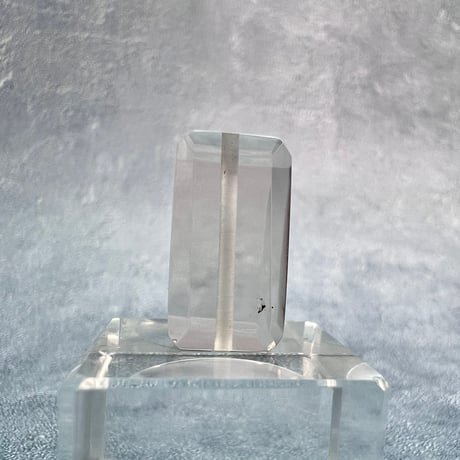 【ガウリシャンカール産】天然ヒマラヤスモーキークォーツ"手磨き加工"スクエアビーズ①/Gaurishankar Himalayan Smoky Quartz Square Beads
