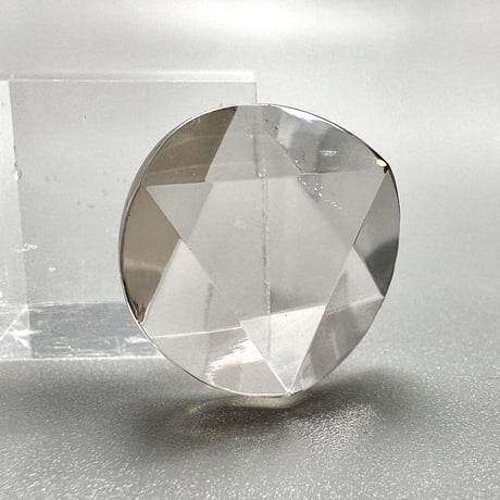 ガウリシャンカール産ヒマラヤスモーキークォーツ   "ヘキサゴン六芒星" ルース②  Gaurishankar Himalayan Smoky Quartz Hexagon×Hexagram