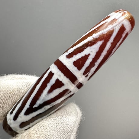 天珠 （めのう）/ カーネリアン ④ Dzi Beads Carnelian