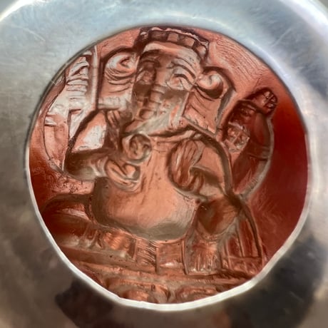 【ガウリシャンカール産】天然ヒマラヤスモーキークォーツ"ガネーシャ様"ペンダントトップ②/Gaurishankar Himalayan Smoky Quartz "Ganesha" pendant