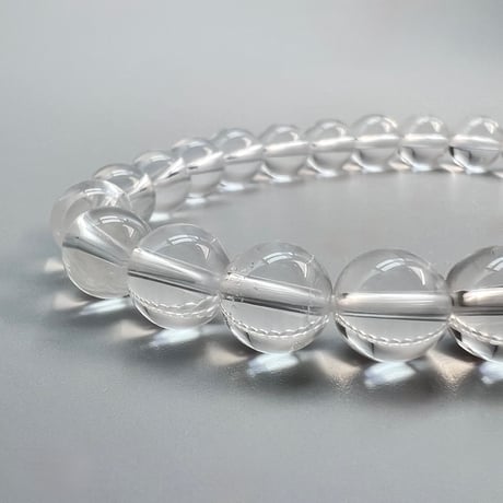 【ハイクオリティー】ガネッシュヒマール産天然ヒマラヤ水晶ブレスレット8mm内径16cm/High Quality Ganesh Himal Himalayan Quartz Bracelet