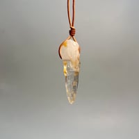 【ガネッシュヒマール産】天然ヒマラヤ水晶ペンダントトップ⑧/Ganesh Himal Natural Pendant Top