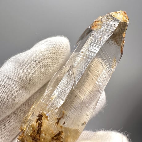 【ガネッシュヒマール産】リモナイトイン天然ヒマラヤ水晶 ⑧/Ganesh Himal Limonite in Himalayan Quartz