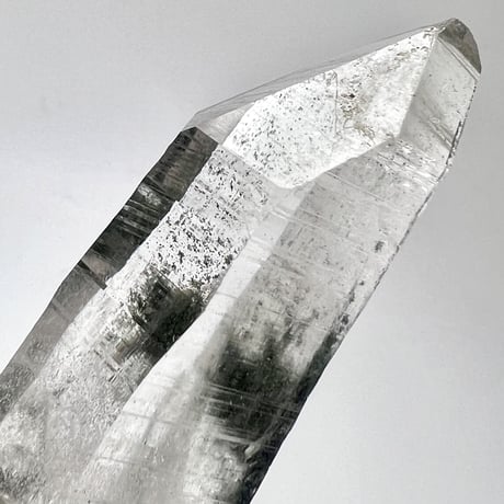 【ガネッシュヒマール産】クローライトイン天然ヒマラヤ水晶ナチュラルポイント⑤/Ganesh Himal Chlorite in Himalayan Quartz Natural Point