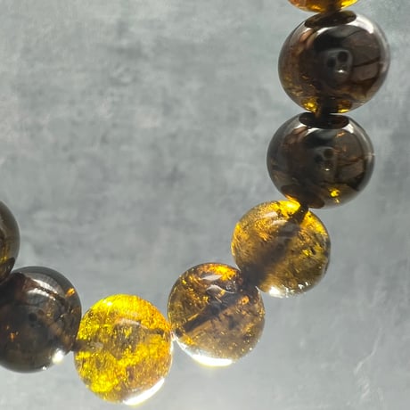 ネパール産🇳🇵ヒマラヤドラバイトトルマリン ブレスレット10.5mm内径15/Nepal Himalayan dravite tourmaline Bracelet