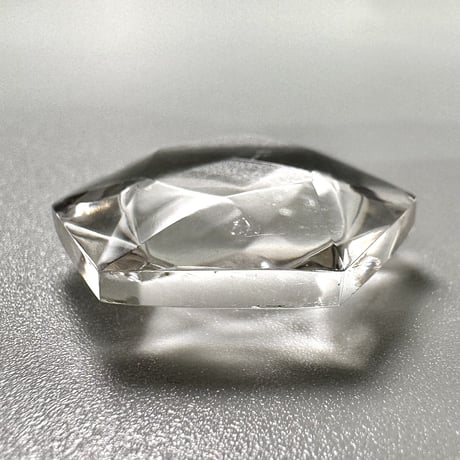【ガネッシュヒマール産】天然ヒマラヤ水晶"ヘキサゴン六芒星"ルース/Ganesh Himal Himalayan Quartz Hexagon×Hexagram Loose