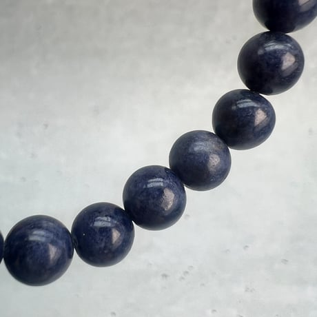 【天然サファイア】ブレスレット(6.8mm内径14cm)③/Sapphire Bracelet