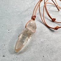 【ガネッシュヒマール産】天然ヒマラヤ水晶ペンダント②/GaneshHimal Natural Himalayan Quartz Pendant