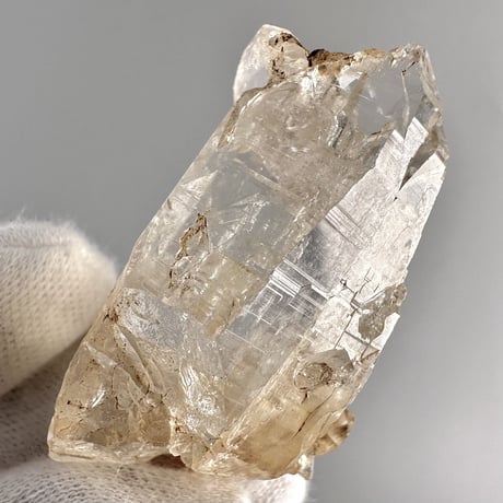 【ガネッシュヒマール産】リモナイトイン天然ヒマラヤ水晶 ミニポイント "HH"/Ganesh Himal Limonite in Himalayan Quartz Mini Point