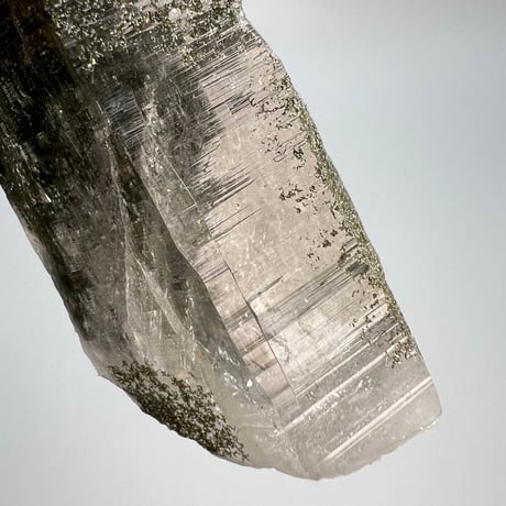 大特価【ガネッシュヒマール産】クローライトイン天然ヒマラヤ水晶⑫/Ganesh Himal Chlorite in Himalayan Quartz