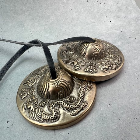 【ティンシャ】ドラゴン(約6.8cm)/Tingsha "Dragon"