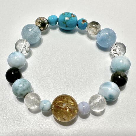 【デザインブレスレット】ミックスビーズ オリジナルブレスレット/ Mix Beads Original Design  Bracelet