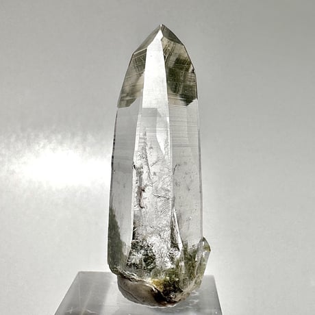 【ガネッシュヒマール産】クローライトイン天然ヒマラヤ水晶ミニポイント/Ganesh Himal Chlorite in Himalayan Quartz Mini Point