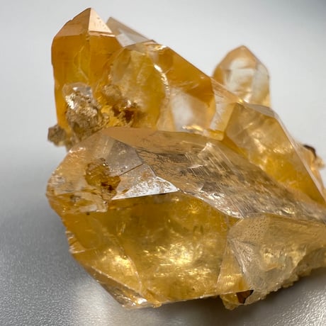 【ガネッシュヒマール産】リモナイトインヒマラヤ水晶 クラスター/Ganesh Himal Limonite in Himalayan Quartz Cluster