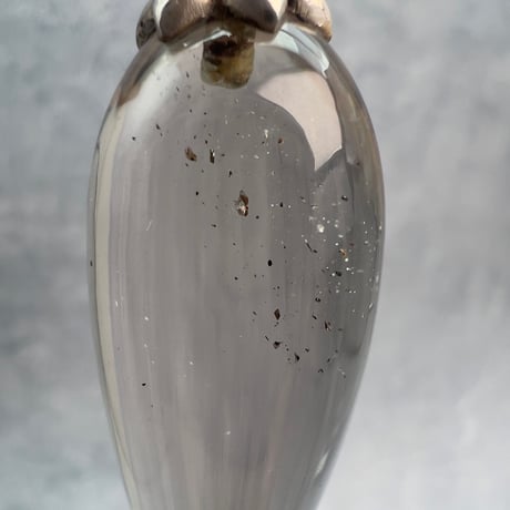 【ガウリシャンカール産】天然ヒマラヤスモーキークォーツ"手磨き加工"ペンダント/ペンデュラム/Gauri Shankar Himalayan Smoky Quartz pendant Pendulum