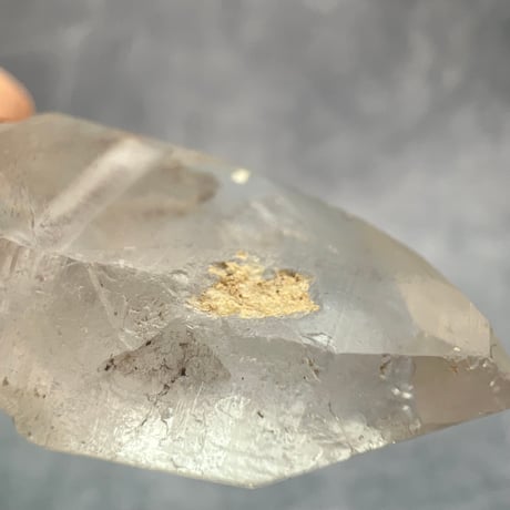 【カイラス産】天然ヒマラヤ水晶革紐付きペンダント⑦/Kailash Himalayan Quartz Pendant