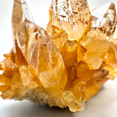 【ガネッシュヒマール産】リモナイトイン天然ヒマラヤ水晶クラスター/Ganesh Himal Limonite in Himalayan Quartz Cluster