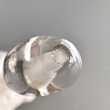 【ガネッシュヒマール産】天然ヒマラヤ水晶"手磨き加工"ハートビーズ/Ganesh Himal Himalayan Quartz Heart Beads