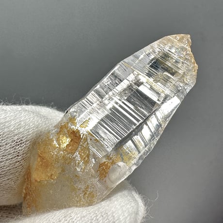 【ガネッシュヒマール産】リモナイトイン天然ヒマラヤ水晶ペンダントトップ/GaneshHimal Limonite in Natural Pendant Top