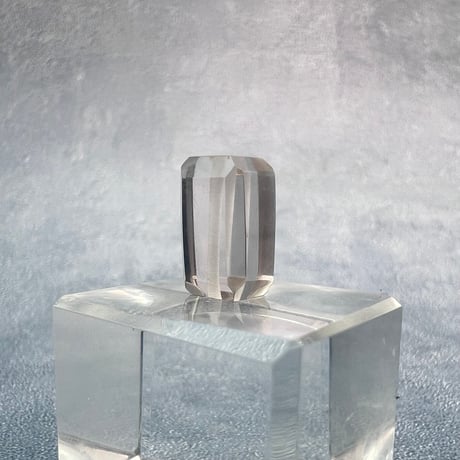 【ガウリシャンカール産】天然ヒマラヤスモーキークォーツ"手磨き加工"スクエアビーズ⑥/Gaurishankar Himalayan Smoky Quartz Square Beads